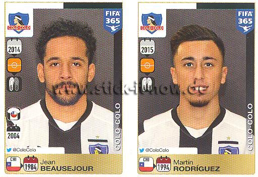 Panini FIFA 365 Sticker - Nr. 230 - 231