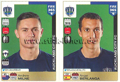 Panini FIFA 365 Sticker - Nr. 674 - 675