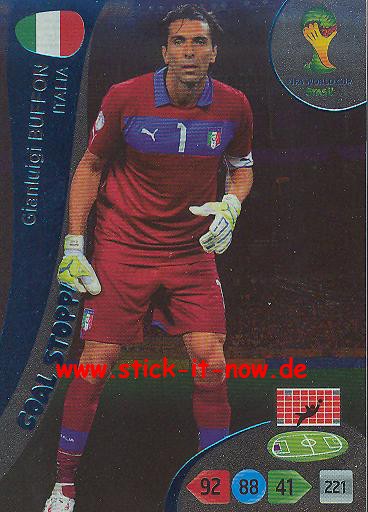 Panini Adrenalyn XL Brasil WM 2014 - Goal Stoppers - Gianluigi BUFFON