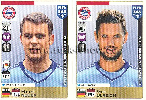 Panini FIFA 365 Sticker - Nr. 462 - 463