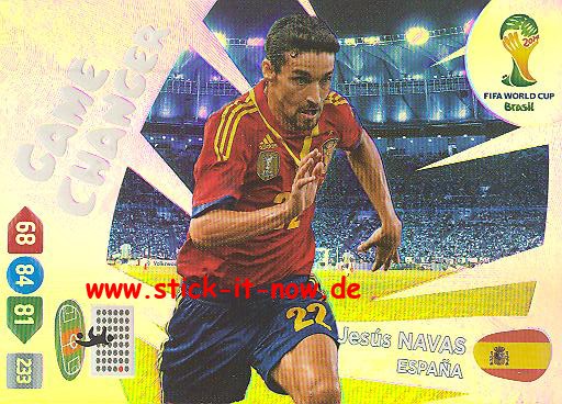 Panini Adrenalyn XL Brasil WM 2014 - Game Changer - Jesus NAVAS