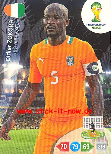 Panini Adrenalyn XL Brasil WM 2014 - Didier ZOKORA