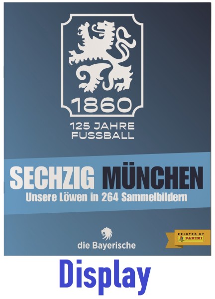 125 Jahre 1860 München "Sechzig München" - Display