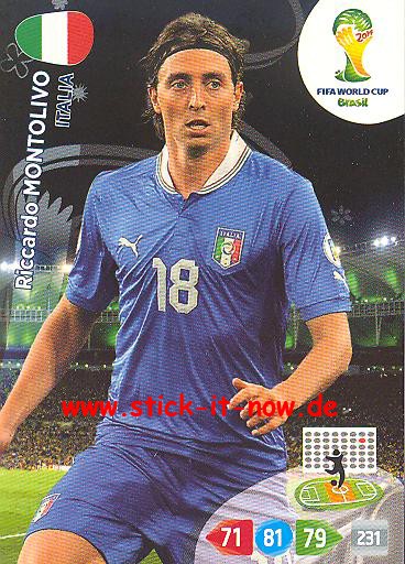 Panini Adrenalyn XL Brasil WM 2014 - Riccardo MONTOLIVO