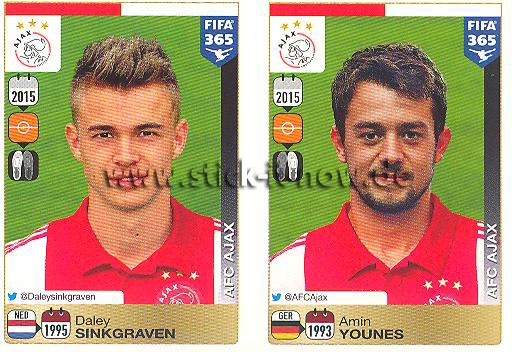 Panini FIFA 365 Sticker - Nr. 665 - 666