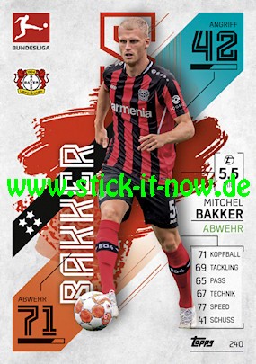 Topps Match Attax Bundesliga 2021/22 - Nr. 240