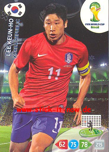 Panini Adrenalyn XL Brasil WM 2014 - LEE KEUN-HO