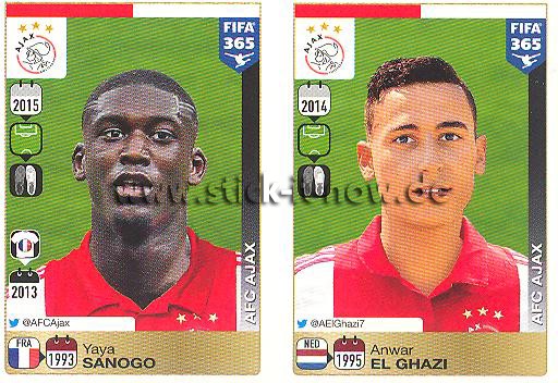 Panini FIFA 365 Sticker - Nr. 669 - 670