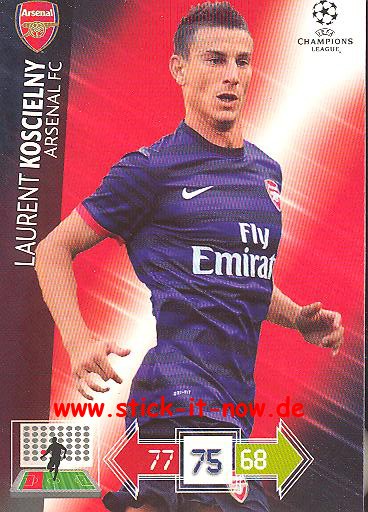 Panini Adrenalyn XL CL 12/13 - Arsenal London - Laurent Koscielny