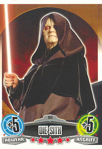 Force Attax - DIE SITH - Strike Force - Movie Collection