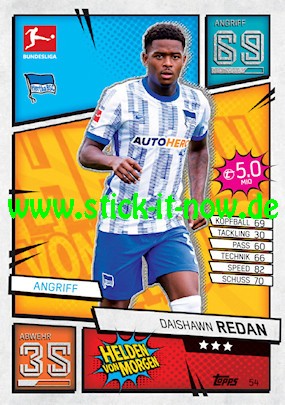 Topps Match Attax Bundesliga 2021/22 - Nr. 54 ( Helden von Morgen )