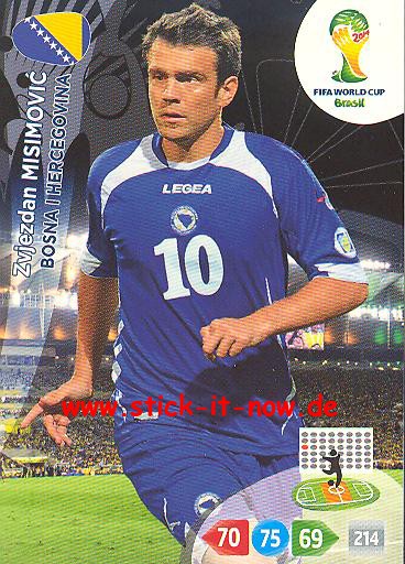 Panini Adrenalyn XL Brasil WM 2014 - Zvjezdan MISIMOVIC